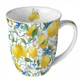 Produktbild: Ambiente Luxury Paper Products Becher Sommer, Blumen, Tiere, Pflanzen, Bäume, Herbst, Mug, Kollektion, 1-tlg., Porzellan Tasse, Becher 0,4 L Mediterrane Zitronen, Themen Essen - Getränke, Winter, Geburtstag, Hochzeit, Valentinstag, Muttertag, Geschenke