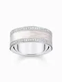 Produktbild: THOMAS SABO Fingerring Thomas Sabo TR2446-041-14-56 Silberner Bandring mit weißen Zirkonia u