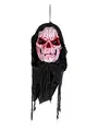 Produktbild: EUROPALMS Halloween Blut Totenkopf, 80cm | Totenschädel zum Hängen mit Licht- und Soundeffekt