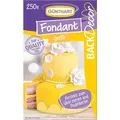 Produktbild: BackDecor Fondant gelb, 250 g | 100% Vegan | Palmölfrei | Reißfest