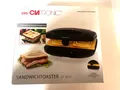 Produktbild: Clatronic ST 3814 Sandwichtoaster 750W Antihaft 2 Kontrolllampen Neu