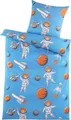 Produktbild: Kinder-Bettwäsche aus 100% Polyester - Astronaut 135 x 200 cm
