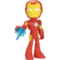 Produktbild: Hasbro Marvel Spidey and His Amazing Friends Supersized Iron Man Act (US IMPORT)