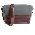 Produktbild: Buckle & Seam Messenger Bag Times Canvas - GREEN/BLU Koffer24
