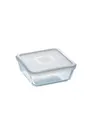 Produktbild: Pyrex Cook&Freeze Quadratischer Behälter mit Deckel, 15x15 cm x 6cm -0,85 l, extra robustes Borosilikatglas, backofenfest