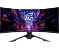 Produktbild: ASROCK PG34QRT2B Monitor, 34 Zoll, VA WQHD (3440X1440), 180 Hz, 4000:1,1 MS, 2HDMI + 2DP+5USB3.2, WiFi, Lautsprecher, gebogen