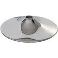 Produktbild: Mendler Fußteller Fußplatte Fuß für Barhocker Barstuhl Drehstuhl Esszimmerstuhl, chrom ~ Ø 41cm