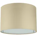 Produktbild: Premium Lampenschirm Stehlampe Hängelampe Beige Baumwolle E14/E27 Ø22cm
