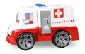 Produktbild: Lena 04456 - TRUXX Krankenwagen Einsatzfahrzeug mit Spielfigur als Sanitäter und Krankentrage, Krankenauto mit Zubehör, Krankentransporter mit Türen zum Öffnen, Spielfahrzeug für Kinder ab 24m+