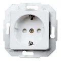 Produktbild: Kopp Einsatz Schutzkontakt-Steckdose Europa Arktis-Weiss, Matt 117913080 (117913080)
