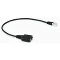 Produktbild: 147944 Audio-Kabel 0,25 m RJ-9 2 x 3,5mm Schwarz - Equip