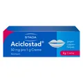 Produktbild: Aciclostad® Creme gegen Lippenherpes hemmt die Viren-Vermehrung und lindert wirksam Schmerzen und Juckreiz
