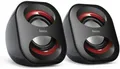 Produktbild: Hama Sonic Mobil 183 PC Lautsprecher USB 3.0 3,5 mm Klinke 3 Watt aktive Boxen