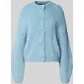 Produktbild: Someday Strickjacke mit Knopfleiste Modell 'Tamanah' in Eisblau, Größe 36