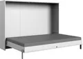 Produktbild: Wimex Schrankbett Juist (mit Lattenlost, ohne Matratze, 1-St., moderne Optik, mit Lattenrost, Platzsparend) 140x200cm weiß horizontal klappbar