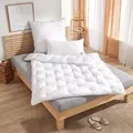 Produktbild: Traumschlaf Faserdecke Down Touch Active leicht, Füllung: 100% Polyester 240x220 cm - Weiß