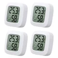 Produktbild: Yomisee 4 Stück Mini Thermometer Hygrometer Digital Innen Babyzimmer Büro