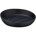 Produktbild: Wenko Seifenschale Badi 23653100, schwarz, aus Keramik, Ø 11,5 cm