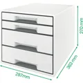 Produktbild: Leitz WOW CUBE - Schubladenbox (A4) (52132062)