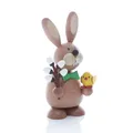 Produktbild: Osterhase stehend mit Weidenkätzchen und Küken BxH 6x12cm NEU Hase Osterfigur