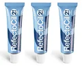 Produktbild: 3x RefectoCil 2.1 Tiefblau Augenbrauen und Wimpernfarbe 15 ml