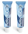 Produktbild: 2x RefectoCil 2.1 Tiefblau Augenbrauen und Wimpernfarbe 15 ml