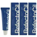 Produktbild: RefectoCil 2.1 Deep Blue tiefblau 3 x 15 ml Augenbrauenfarbe & Wimpernfarbe Set
