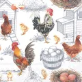 Produktbild: Servietten Lunch Chicken Farm Hühnerfarm 33 x 33 cm 20 Servietten