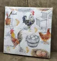 Produktbild: Ambiente Servietten 3lagig 33x33 cm 20 Stck Landhaus Hühner Chicken farm