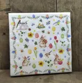Produktbild: Ambiente Servietten 3lagig 33x33 cm Ostern kleine Motive Tisch Decoupage Basteln