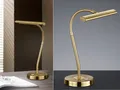 Produktbild: LED Schreibtischlampe dimmbar Leselampen touch Dimmer Messing Nachtischlampen