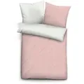 Produktbild: Bettwäsche BIBERNA Gr. 4, rosa (rosé, grau), B/L: 200cm x 200cm, Biber,Feinbiber,Feinbiber, B/L: 80cm x 80cm & 80cm x 80cm, 2 Stk., Biber;Feinbiber;Feinbiber, 100% Baumwolle, Bettwäsche, Bettwäsche