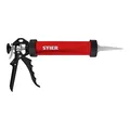 Produktbild: STIER Alu Kartuschenpresse für Beutelware 220mm, Kartuschenpistole, für Dicht- und Klebstoffkartuschen, Handbetrieb, Kartuschenspritze für professionelle Anwendung