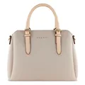 Produktbild: bugatti Ella Handtasche für Damen, Bowling Bag mittelgroß aus Kunstleder, beige