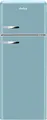 Produktbild: Amica Kühl-Gefrierkombination DTR 374 190 T | 206L | Retro Design | Gefrierfach oben | EEK D | 144x55x62cm | ice blue, D (Spektrum A bis G)