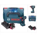 Produktbild: Bosch GDX 18V-210 C Professional Akku Drehschlagschrauber 18 V 210 Nm Brushless + 2x Akku 4,0 Ah + Ladegerät + Connectivity Modul + L-Boxx
