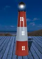 Produktbild: Gartendekoration 80 cm Solar-Leuchtturm+LED-Beleuchtung Solarbeleuchtung Neu