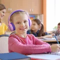 Produktbild: Kabelgebundene Kopfhörer für Kinder Lautstärkeregler Weiche Ohrenschützer Neu