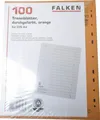 Produktbild: 100 FALKEN Trennblätter orange A4 Karton 230 g/qm Linienaufdruck Trennblatt