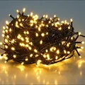 Produktbild: SALCAR 15m 220er Lichterkette Weihnachten LED Deko, 31V Christbaumbeleuchtung Weihnachtsbeleuchtung Außen mit 8 Modi und Memory-Funktion, Warmweiß