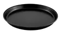 Produktbild: Contacto Pizzablech aus Schwarzblech, ∅36 cm, 2,5 cm hoch, gebördelter Rand, Gastro-Qualität, nicht spülmaschinengeeignet