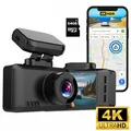 Produktbild: Camigoo®T8 Pro – Dashcam – Ultra 4K – GPS – Loop-Aufnahme - G-Sensor - Mit Parküberwachung - Bewegungserkennung – Magnetischer Anschluss - Nachtsicht