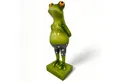 Produktbild: colourliving Tierfigur Frosch Dekofigur lustiger Badefrosch 44 cm grün Gartenfigur Frosch, handbemalt, lustiges Erscheinungsbild, 4 Filzplättchen