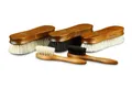 Produktbild: Langer & Messmer 5er Schuhbürsten Set Premium aus Ross- und Ziegenhaar für di...