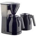 Produktbild: Melitta Easy Therm – Filterkaffeemaschine mit doppelter Thermkanne, für bis zu 8 Tassen Kaffee, in Schwarz