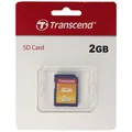 Produktbild: Transcend SD Karte 2GB die sichere Speicherkarte im Briefmarkenformat