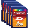 Produktbild: Transcend 2 GB SD Speicherkarte, 25 Stück TS2GSDC, Class 10, Plug-and-Play, Hochwertig, Kompakt, für Kamera, Smartphone, Tablet, PC