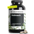 Produktbild: natural elements Weihrauch Kapseln – 1176mg Extrakt aus Weihrauch/Tag – 85% Boswelliasäuren – hochdosiert & vegan – Vorrat für 5 Monate – in Deutschland entwickelt & laborgeprüft
