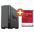 Produktbild: Synology Diskstation DS124 NAS System 1-Bay inkl. 4 TB WD Red Plus WD40EFZZ