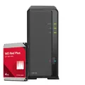 Produktbild: Synology DS124 4TB WD Red Plus NAS-Bundle NAS inkl. 1x 4TB WD Red Plus 3.5 Zoll SATA Festplatte